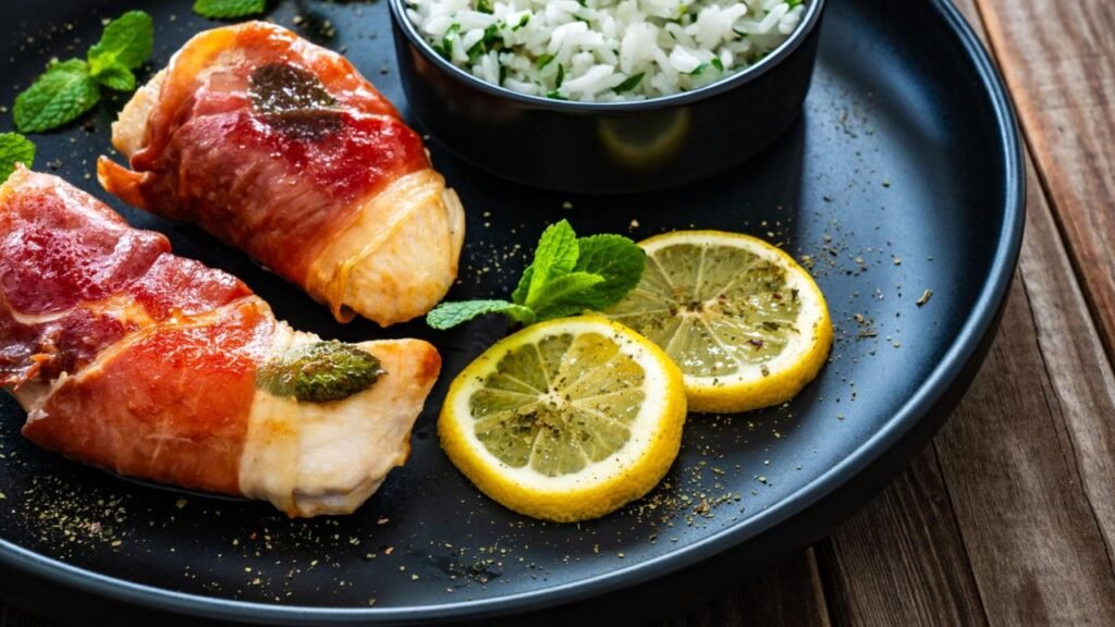 prosciutto wrapped chicken
