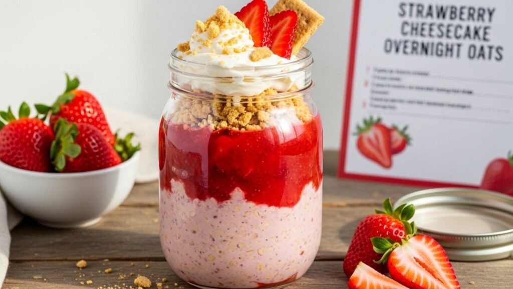 23 Strawberry Cheesecake Overnight Oats Recipes