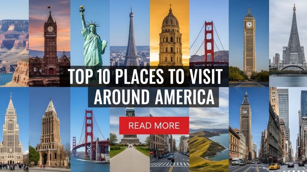 Top 10 Places to Visit Around America