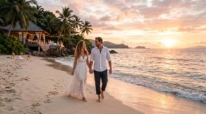 Ultra realistic cinematic honeymoon scene in 202604302020